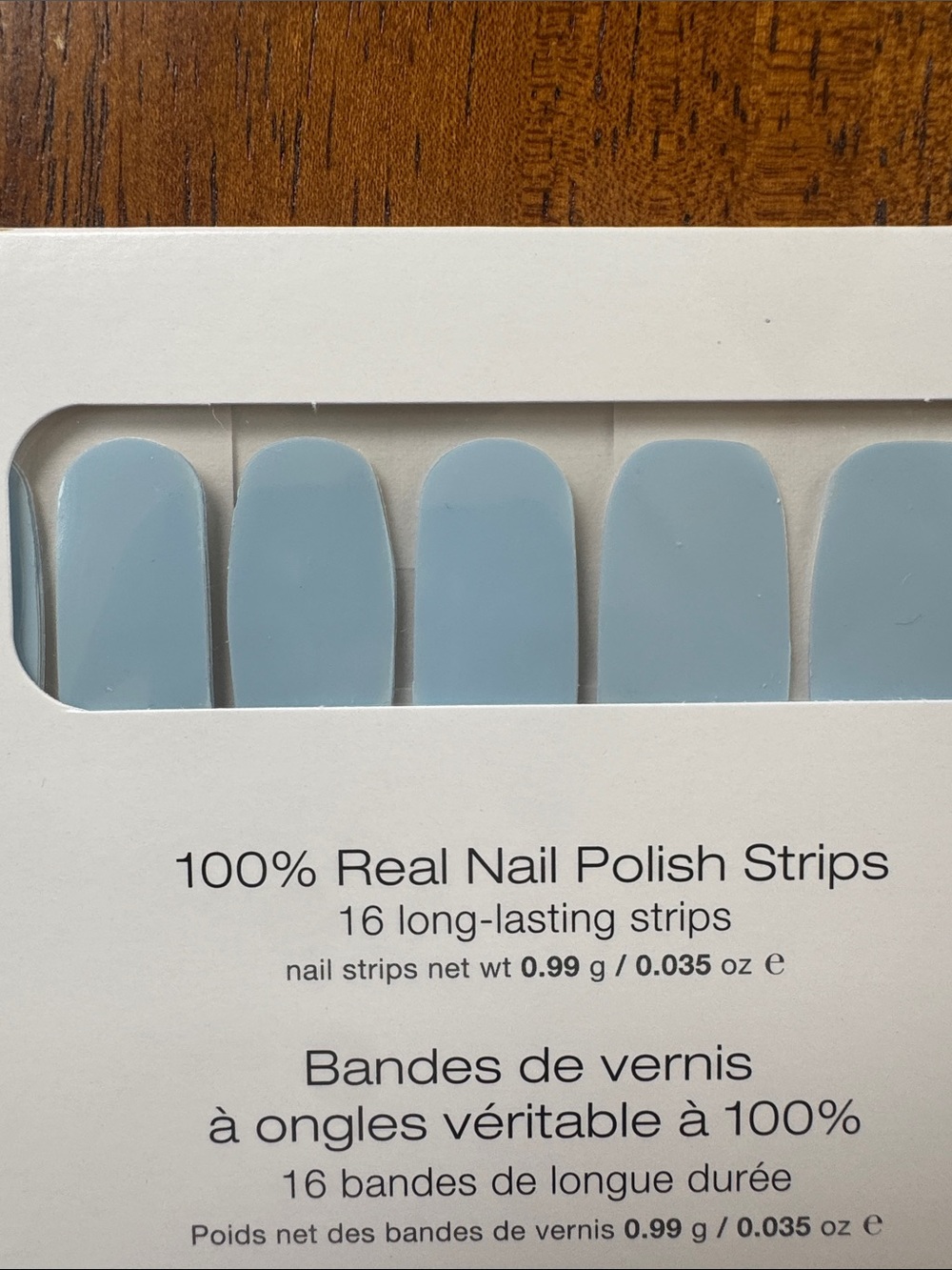 Color Street Light Blue Nail Polish Strips - 16 Long-Lasting Strips - Picture 2 of 5
